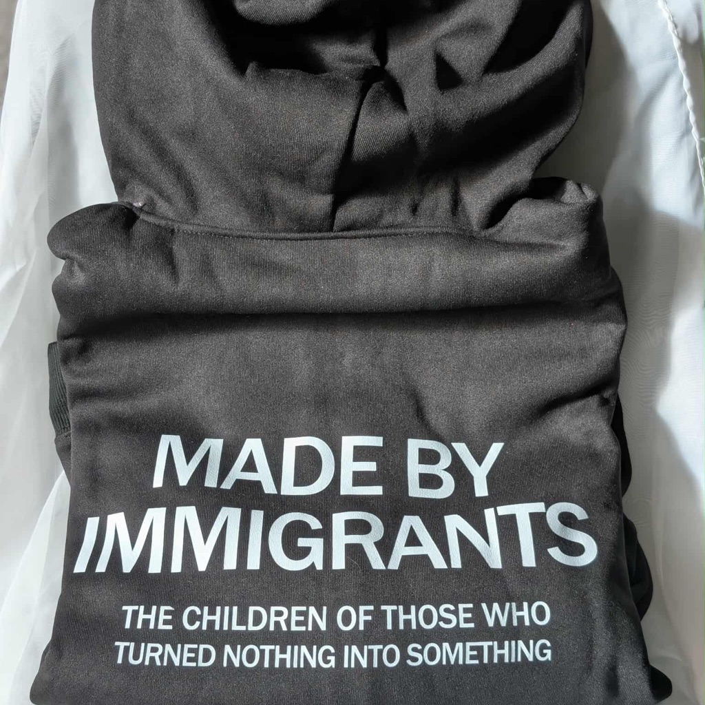 Made By Immigrants Black Hoodie Sweatshirt